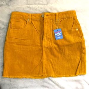 Forever 21 Mustard Skirt